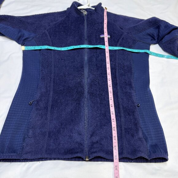Patagonia Women’s R2 Jacket Medium Classic Navy Full Zip Fleece GUC - Picture 10 of 12